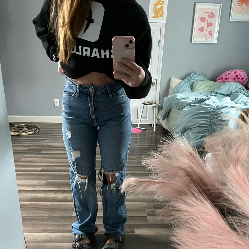 Hollister Ultra High Rise Dad Jean